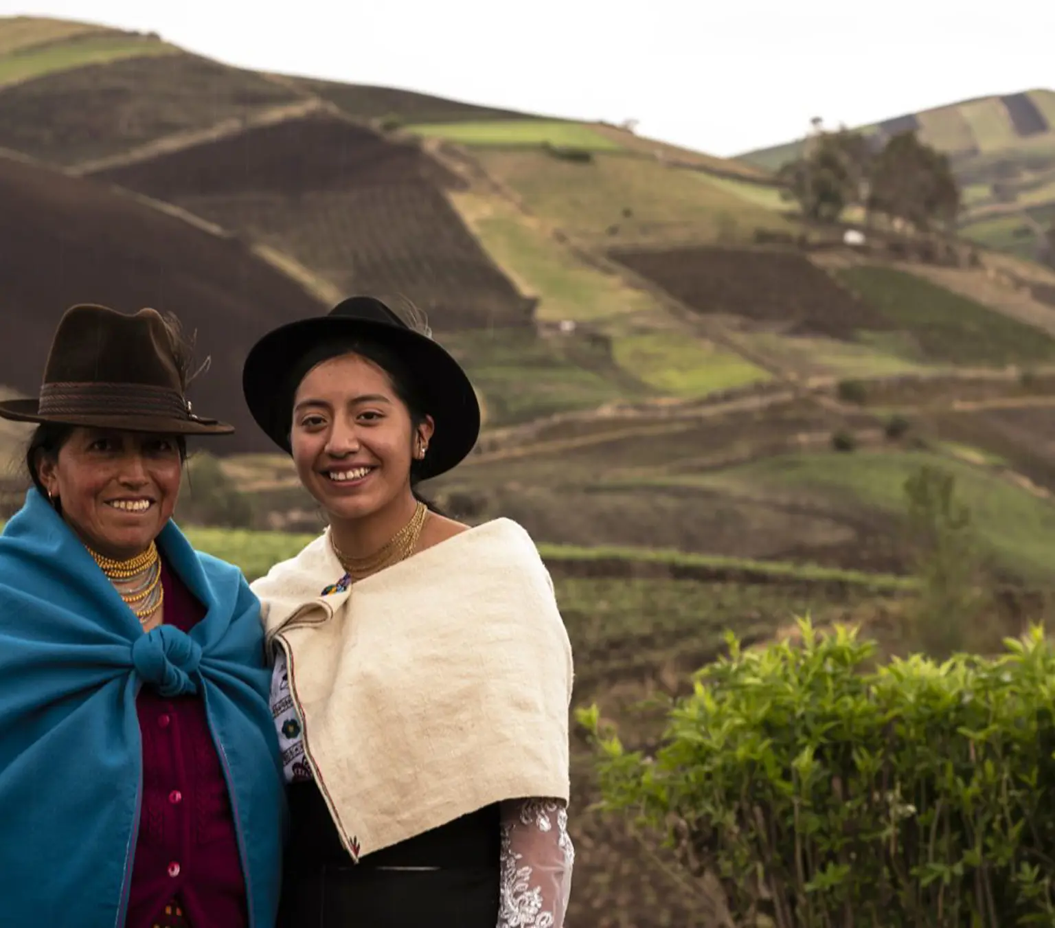 To kvinder i Ecuador