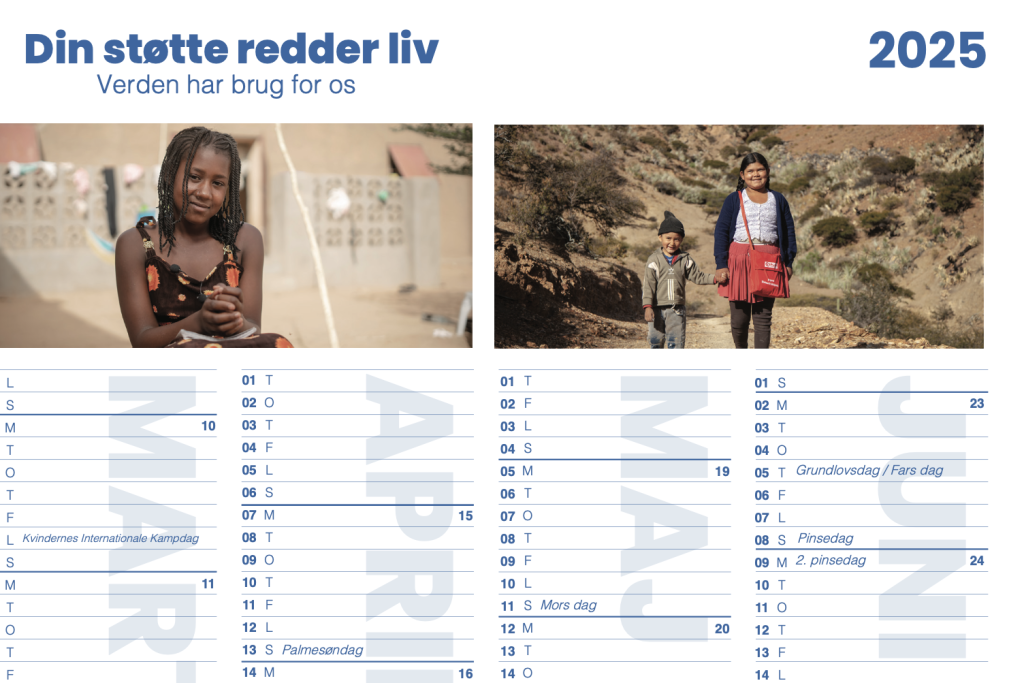 Planbørnefonden kalender 
