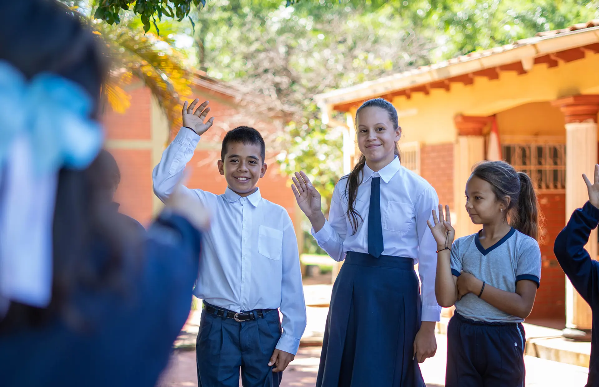 Skolebørn i Paraguay