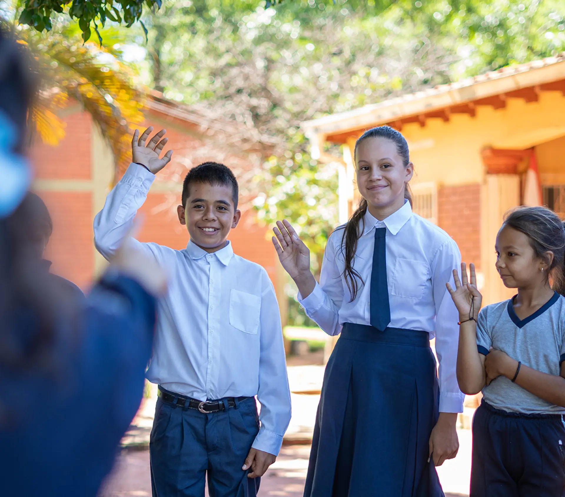 Skolebørn i Paraguay