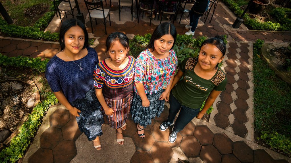 Heydi, Lesly, Yoselin og Vidalía mødte hinanden gennem et projekt i Plan International