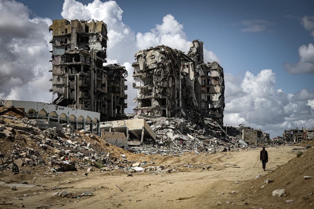 Billede af ødelæggelserne i Gaza