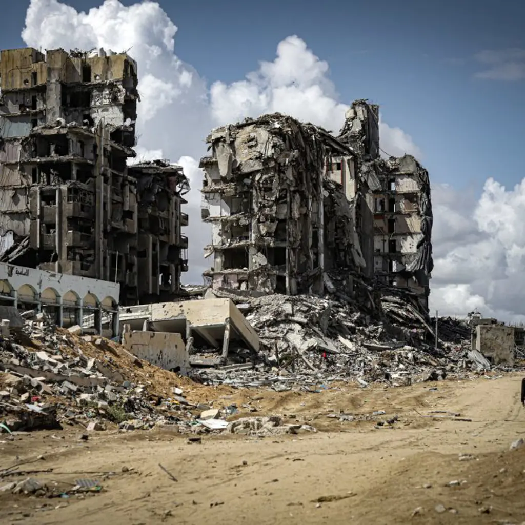 Billede af ødelæggelserne i Gaza