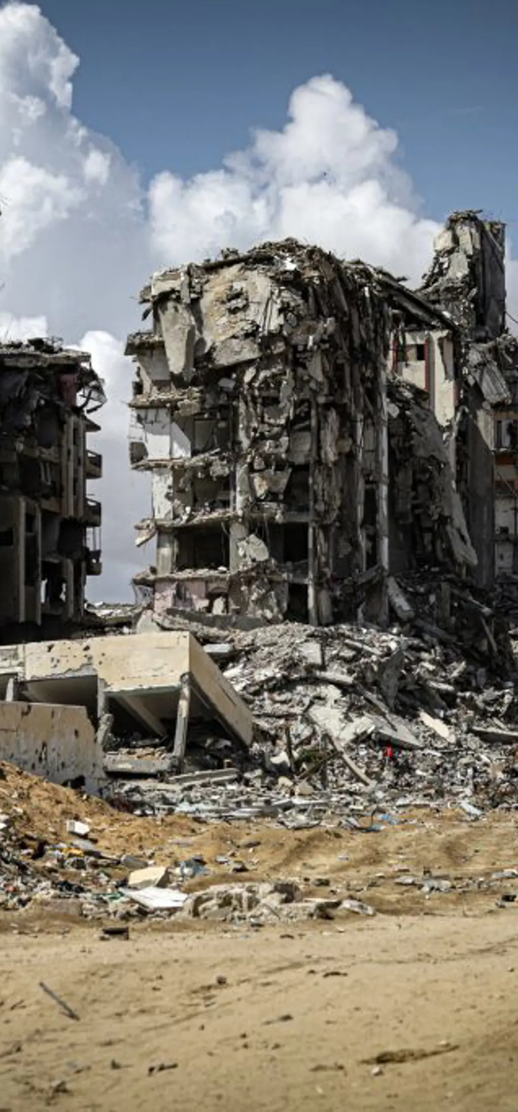 Billede af ødelæggelserne i Gaza