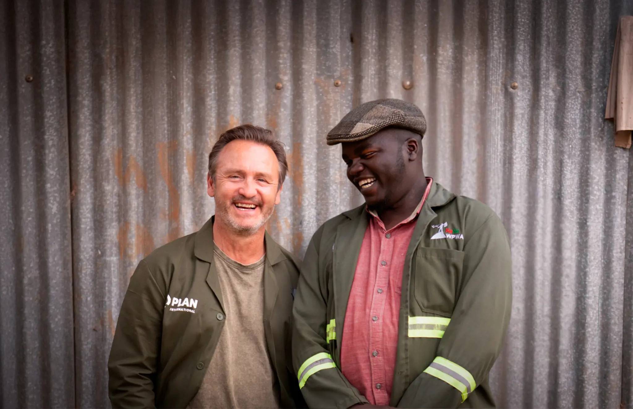 Lars Ranthe og Bryan fra Kenya