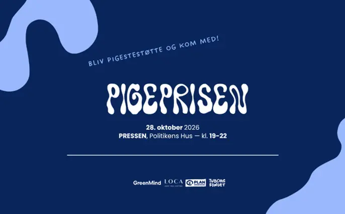 Billede af Pigeprisen 2026 invitation