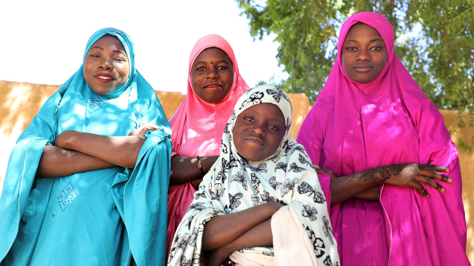 kvinder med tørklæde i Niger 