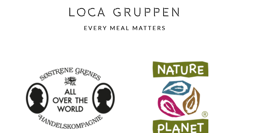 Logo fra Søstrene Grene, Nature Planet og Loca Gruppen