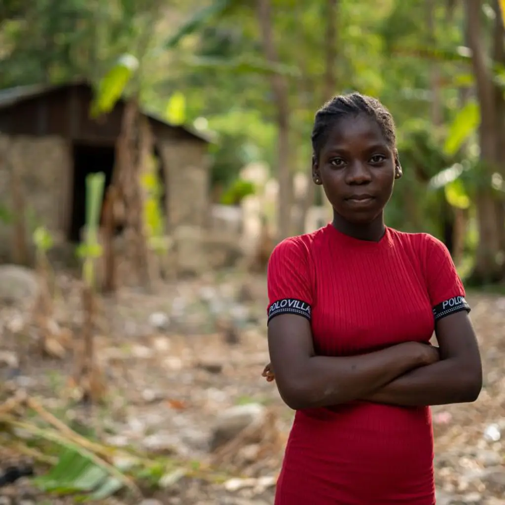 Safiana fra Haiti